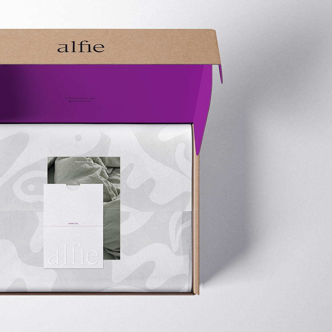 Smith & Peach ALFIE E commerce Packaging Design